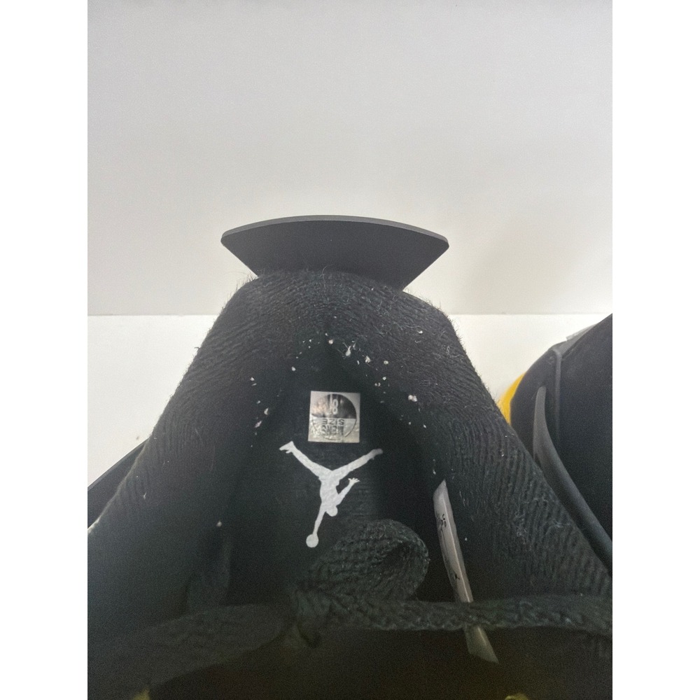 Jordan 4 Retro Thunder Black Tour Yellow Mens Basketball Shoes DH6927-017 US 8 - Picture 8 of 11